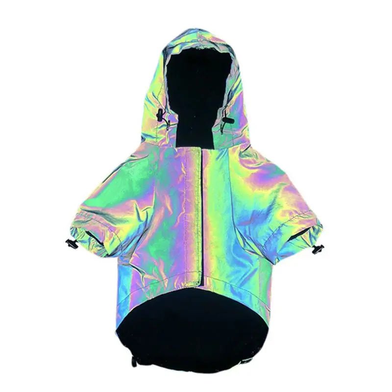 Large Dog Clothes S - 7XL Flashing Pet Dogs Hoodie Coat Windbreaker Reflective Clothing for Small to Big Dogs Puppy Jacket Pug - Eco and More Pet Store