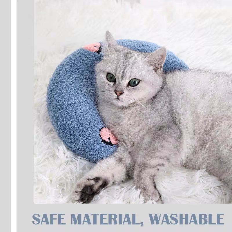 Little Pillow for Cats Fashion Neck Protector Deep Sleep Puppy U - Shaped Pillow Cat Pillow Kitten Headrest Dog Sleeping Pillow - Eco and More Pet Store