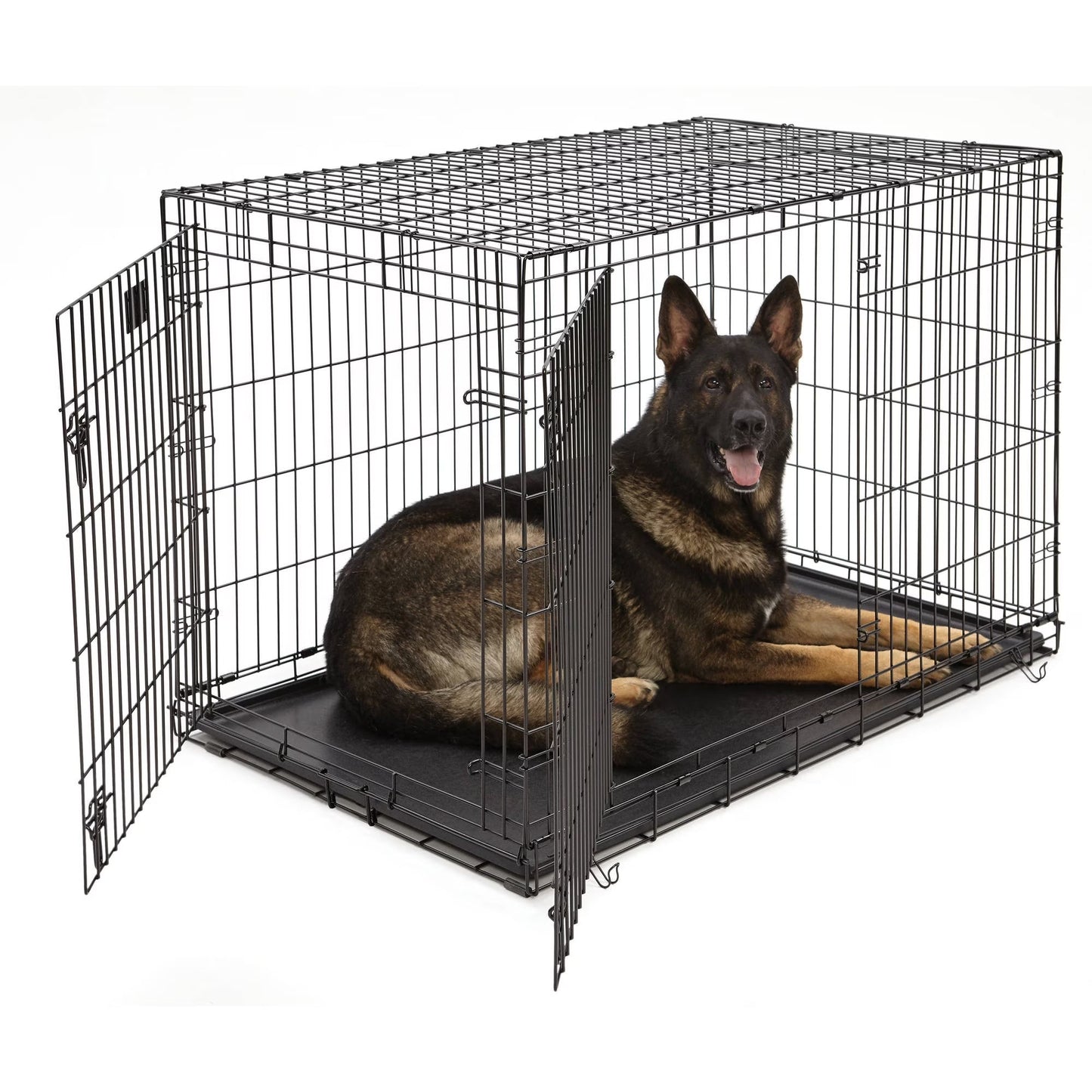 Midwest Lifestages Double Door Dog Crate, 48" - Eco and More Pet Store DBA Overseen