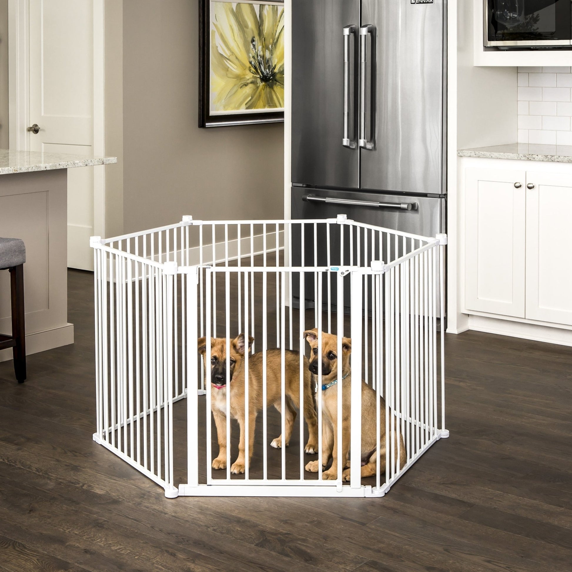 Pet Containment | Convertible Pet Yard, 144"L X 28"H - Eco and More Pet Store DBA Overseen