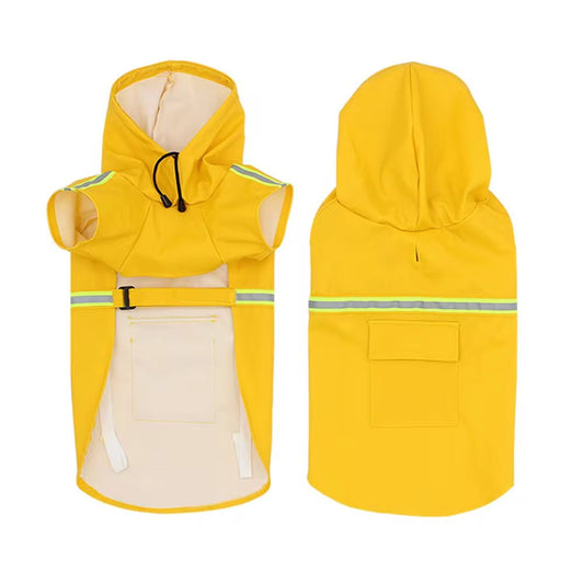 Pet Poncho Dog Raincoats Reflective Small Large Dogs Rain Coat Waterproof Jacket S - 5XL Fashion Outdoor Breathable Puppy Clothes - Eco and More Pet Store