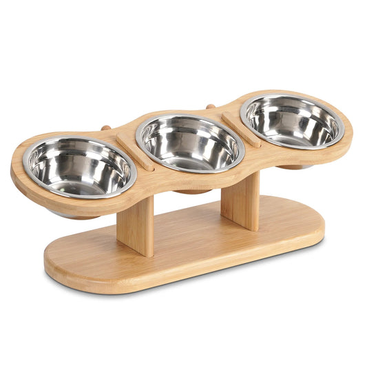 Premium Elevated Cat Bowls – Stylish Raised Feeding & Water Bowls for Cats and Small Dogs – Enhance Dining Comfort & Reduce Strain - Eco and More Pet Store