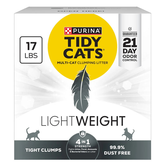 Purina Lightweight 4 - In - 1 Strength Odor Control, Multi Cat, Low Dust, Clumping Cat Litter - Eco and More Pet Store DBA Overseen