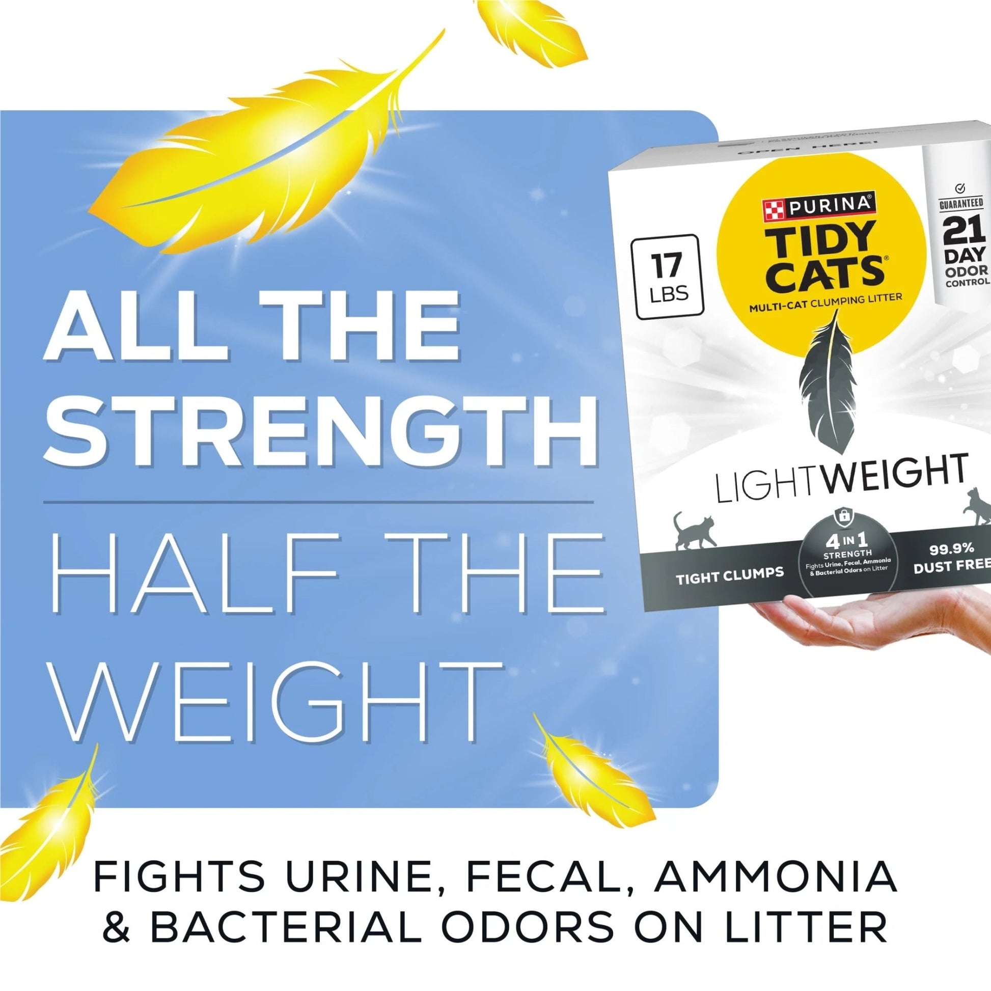 Purina Lightweight 4 - In - 1 Strength Odor Control, Multi Cat, Low Dust, Clumping Cat Litter - Eco and More Pet Store DBA Overseen