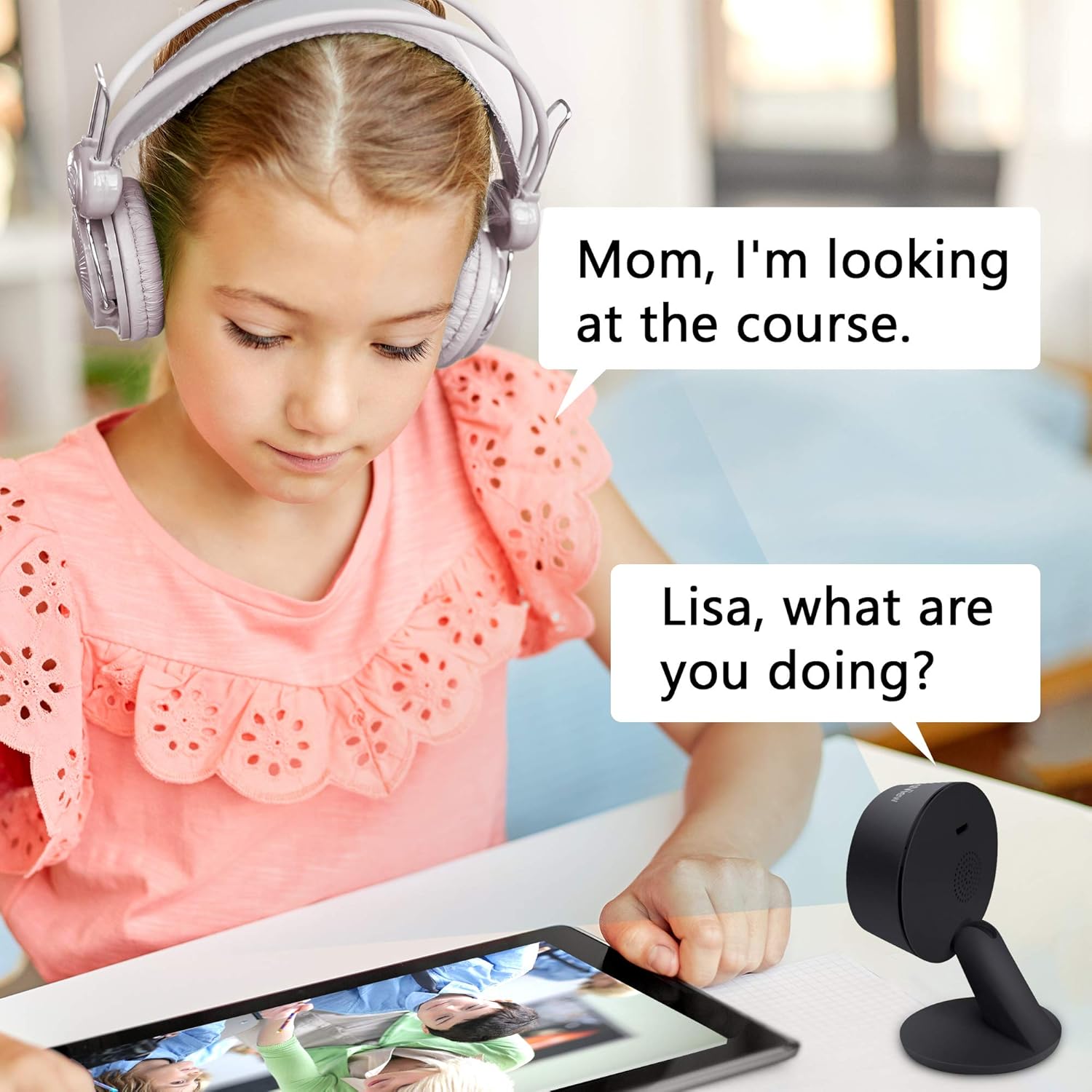 Security Cameras | 4Pcs, Home Security Camera Indoor 1080P, Wi - Fi Cameras Wired for Pet, Motion Detection, Two - Way Audio, Night Vision, Phone App, Works with Alexa, Ios & Android & Web Access - Eco and More Pet Store DBA Overseen