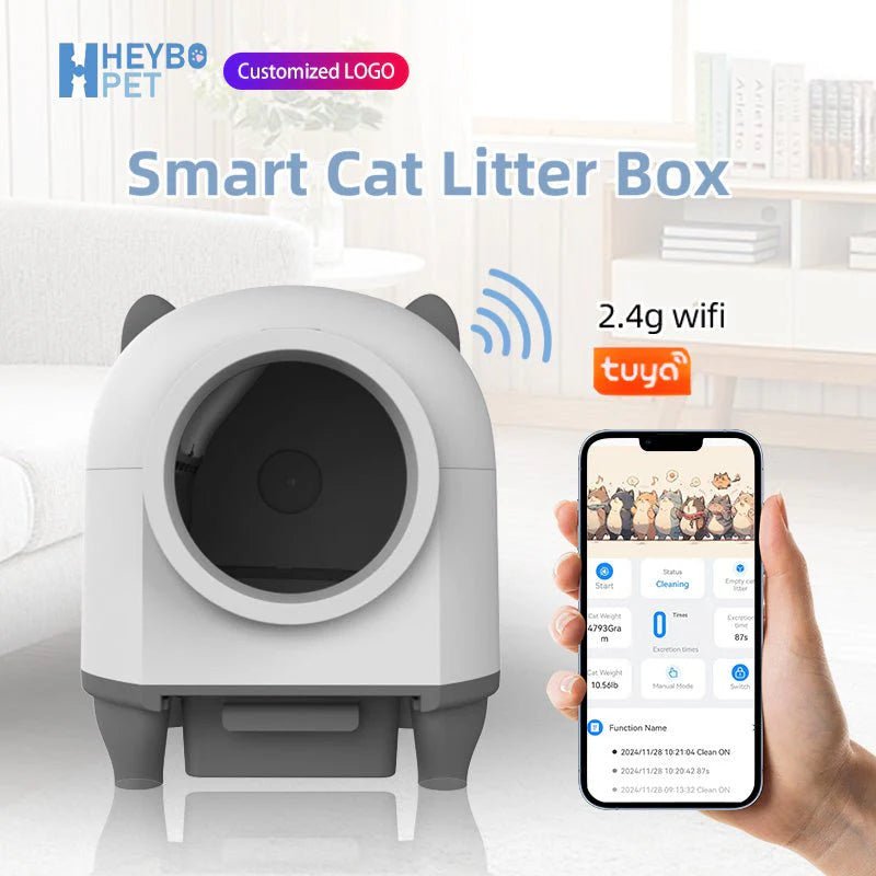 Self Cleaning Cat Litter Box | 80L Automatic Cat Litter Box with Large Capacity - Eco and More Pet Store DBA Overseen