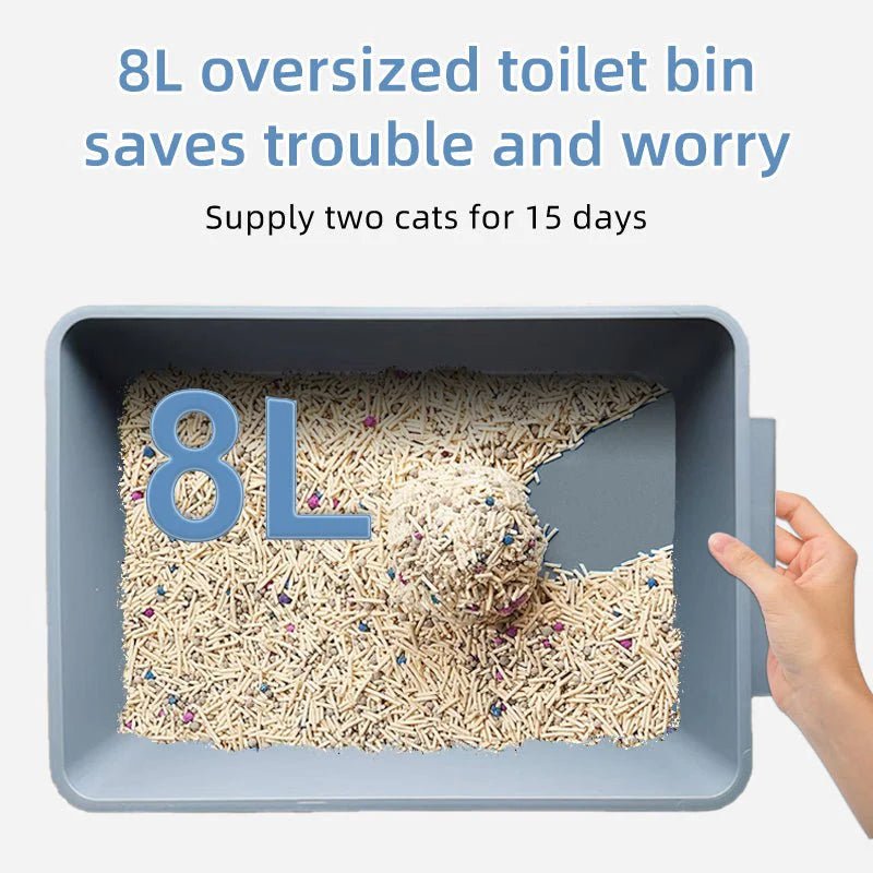 Self Cleaning Cat Litter Box | 80L Automatic Cat Litter Box with Large Capacity - Eco and More Pet Store DBA Overseen