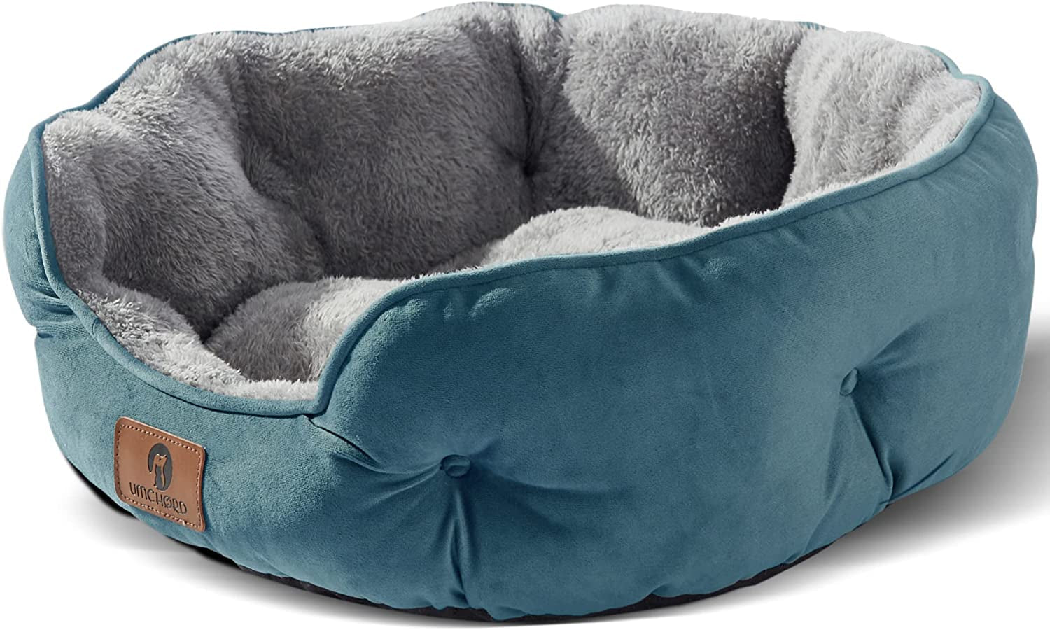 Small Dog Bed for Small Dogs, Cat Beds for Indoor Cats, Pet Bed for Puppy and Kitty, Extra Soft & Machine Washable with Anti - Slip & Water - Resistant Oxford Bottom, Brown, 20 Inches - Eco and More Pet Store