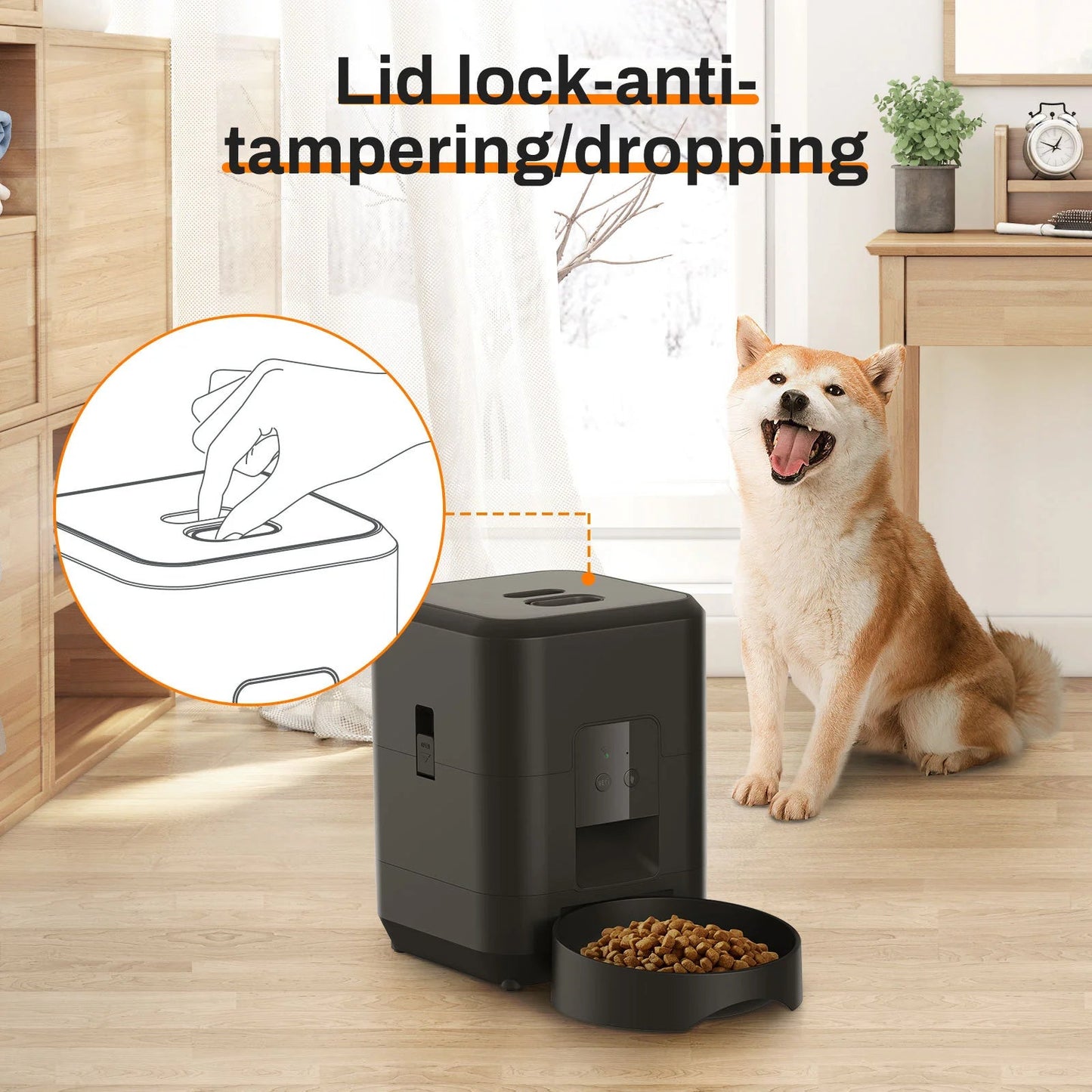 Smart Pet Feeder | Automatic, 2L Capacity for Cats & Dogs - Eco and More Pet Store DBA Overseen