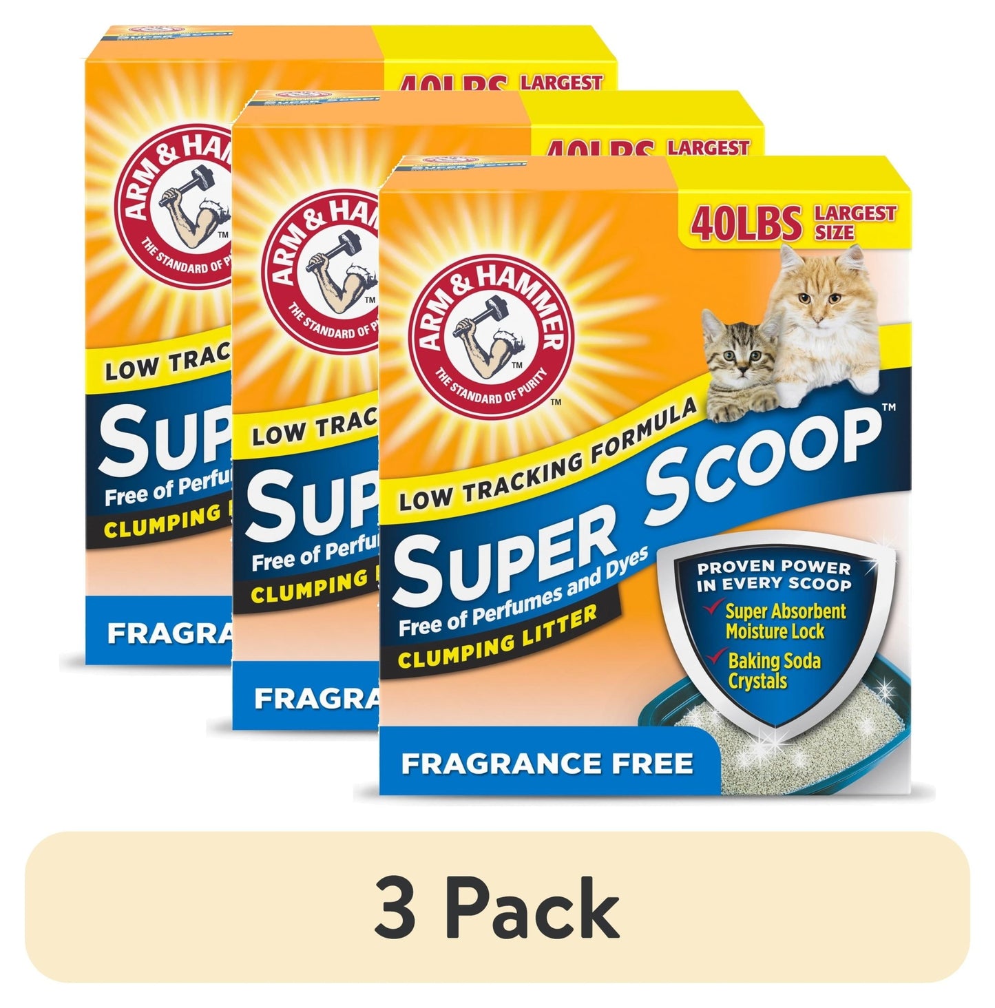 Super Scoop Fragrance Free Clumping Clay Cat Litter, 14 Lb - Eco and More Pet Store DBA Overseen