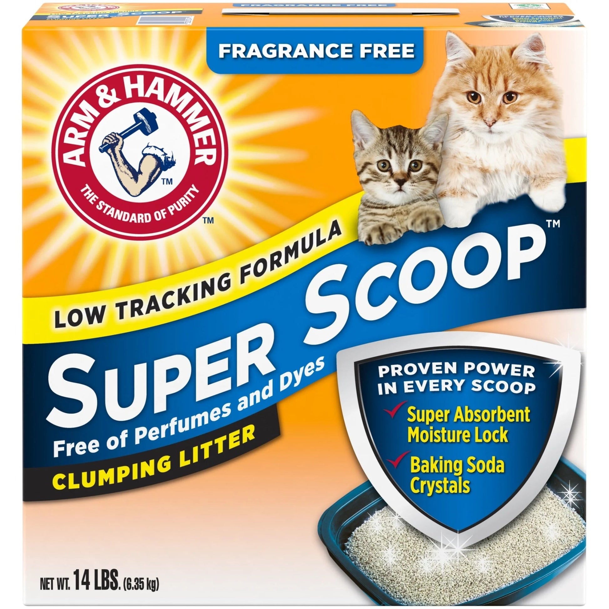 Super Scoop Fragrance Free Clumping Clay Cat Litter, 14 Lb - Eco and More Pet Store DBA Overseen