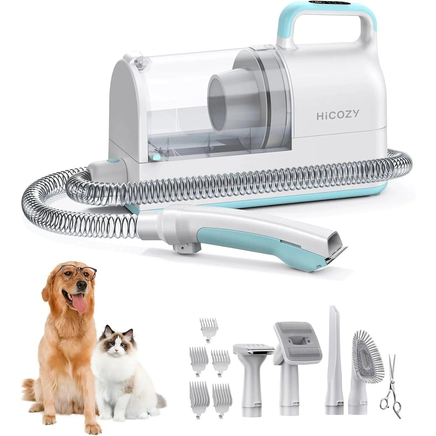 Ultimate Pet Grooming Kit - Dog Clippers & Vacuum Combo with High - Power Suction | Effortless Grooming Solution for Dogs & Cats - Eco and More Pet Store