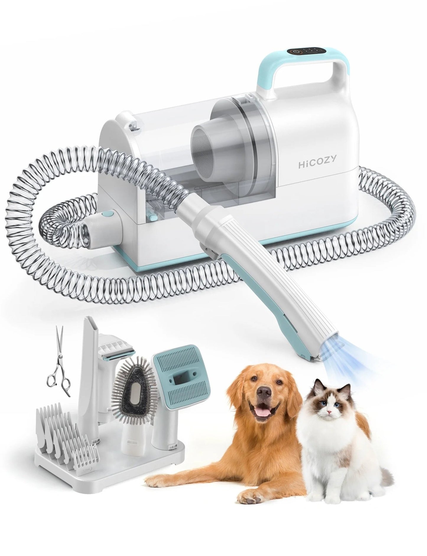 Ultimate Pet Grooming Kit - Dog Clippers & Vacuum Combo with High - Power Suction | Effortless Grooming Solution for Dogs & Cats - Eco and More Pet Store