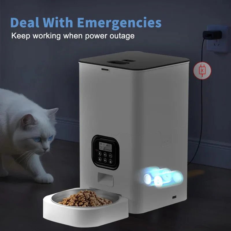 Wifi - Enabled Smart Pet Feeder | App Control & Remote Feeding - Eco and More Pet Store DBA Overseen