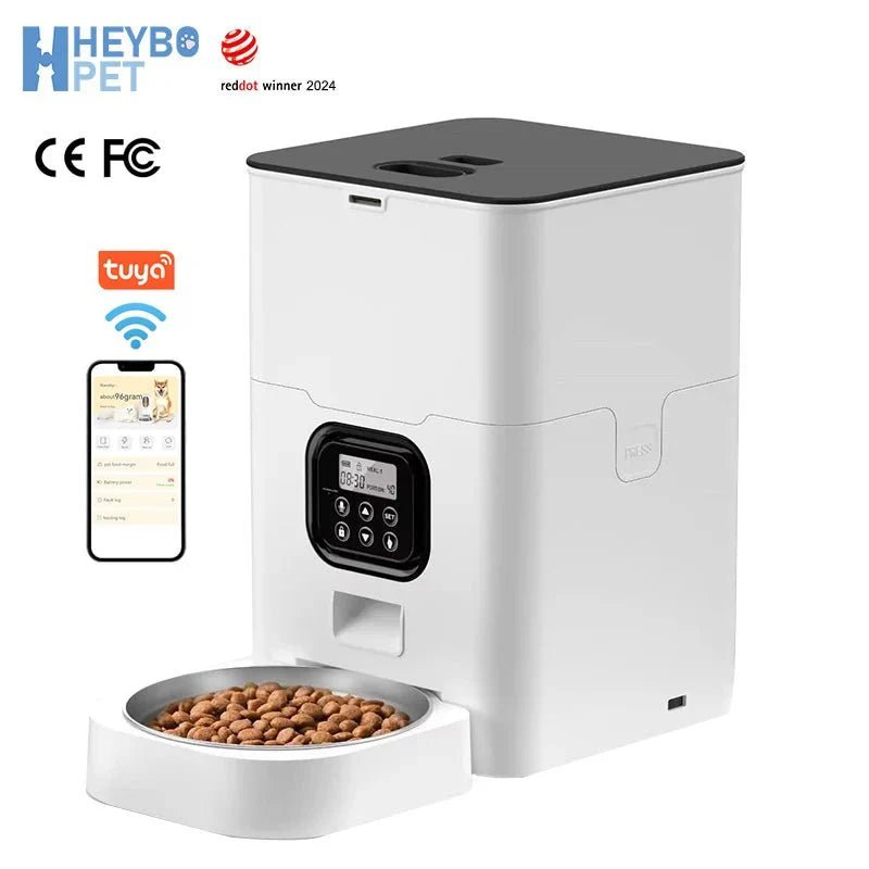 Wifi - Enabled Smart Pet Feeder | App Control & Remote Feeding - Eco and More Pet Store DBA Overseen