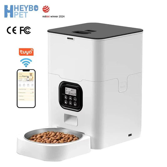 Wifi - Enabled Smart Pet Feeder | App Control & Remote Feeding - Eco and More Pet Store DBA Overseen