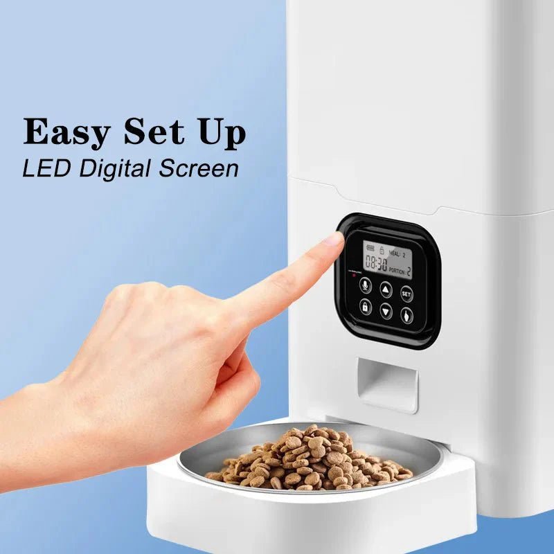 Wifi - Enabled Smart Pet Feeder | App Control & Remote Feeding - Eco and More Pet Store DBA Overseen